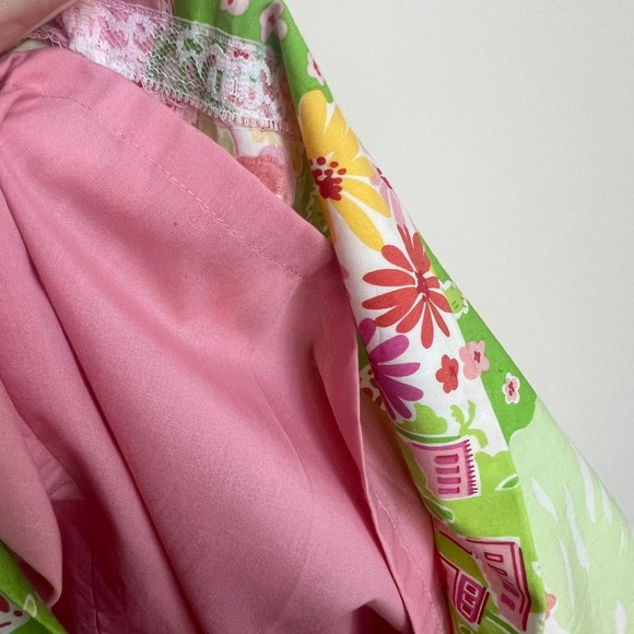 Lily Pulitzer Strapless French Rivera‎ Back Tie Knee Length Dress - Picture 5 of 5